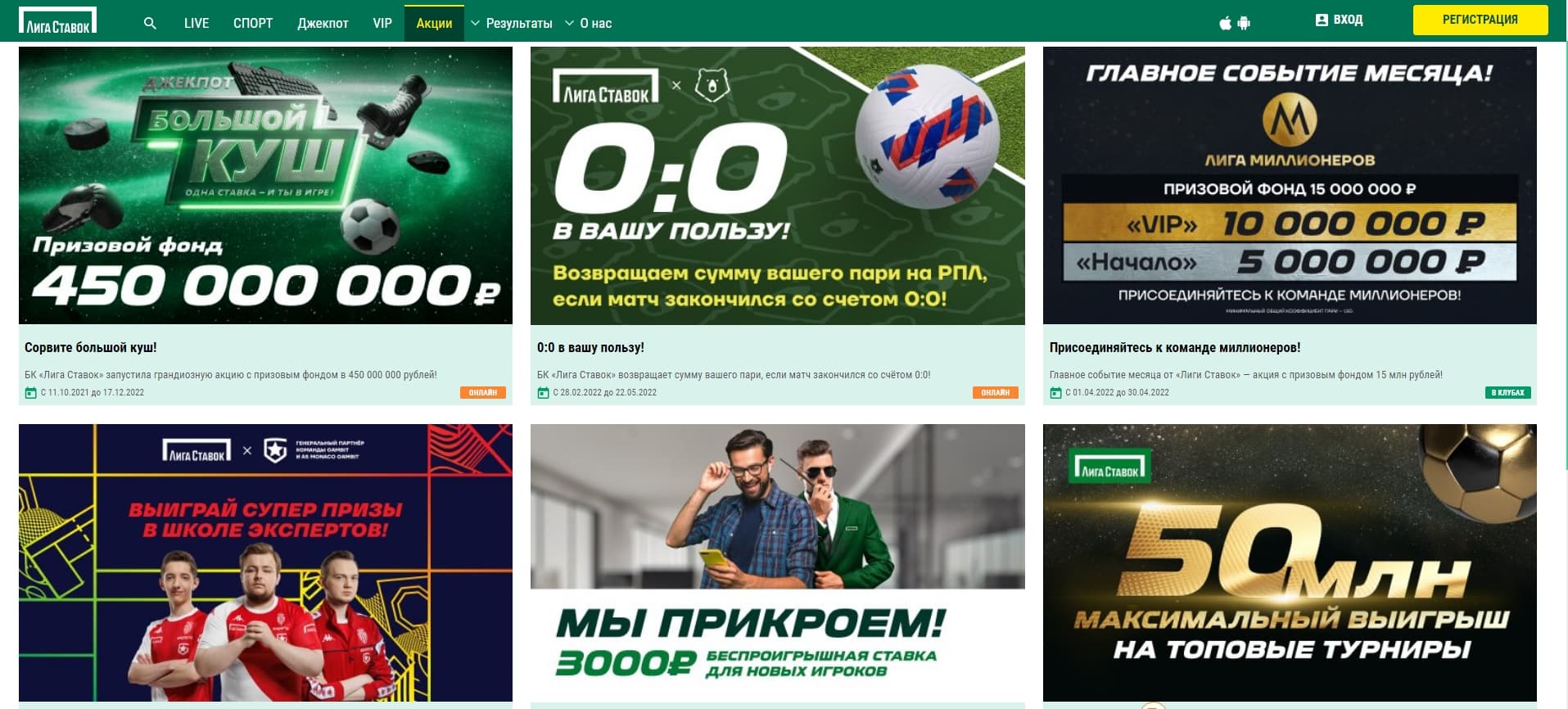 ligastavok акция